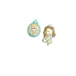 Disney Croc Jibbitz Sofia The First & Elsa